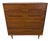 Mid-Century Modern 5-Drawer Walnut High Chest For Sale
