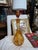 1960s Vintage Cut to Clear Amber Decanter For Sale - Image 5 of 10