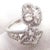 Louis Vuitton LV Monogram Signature Diamond Fusion White Gold Ring, Size 5.75 For Sale - Image 12 of 12
