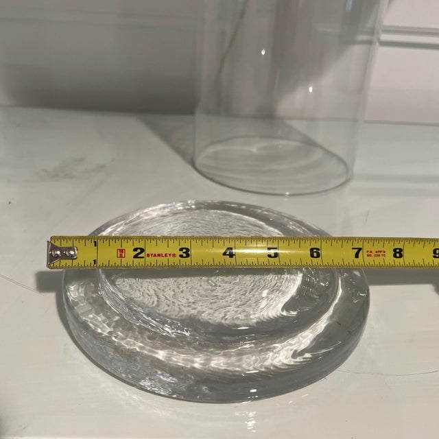 Glass Contemporary Simon Pearce Nantucket Lamp For Sale - Image 7 of 9