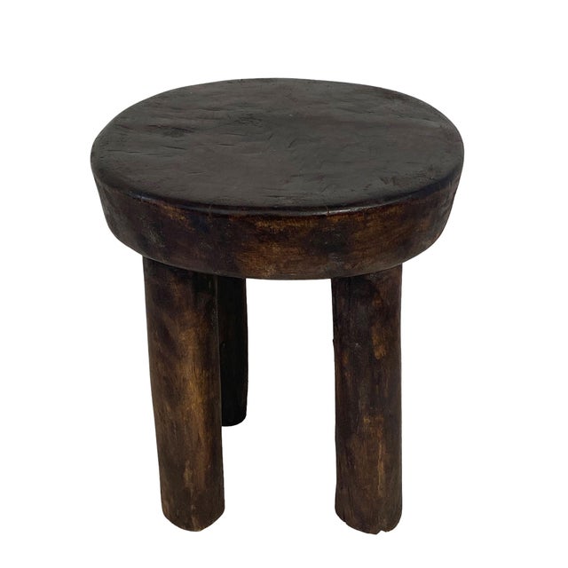 African Carved Wood Milk Stool Hehe Gogo People Tanzania 10" H For Sale In New York - Image 6 of 6