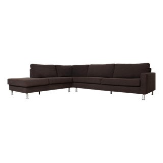 Fabric Concept Plus Corner Sofa in Brown Grey from Ewald Schillig For Sale