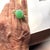 Modern Chrysoprase Bullet Ring, Size 7 For Sale - Image 3 of 7