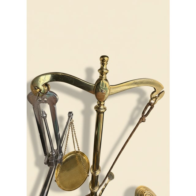 Antique English Doyle & Son Brass Merchant Balance Scale With Avery Weights For Sale - Image 15 of 16
