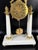 Antique French Mantel Clock Set in Gilt Bronze, 1800s, Set of 3 For Sale - Image 17 of 18