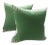 Manuel Canovas Pillows in Green Woven Kazan Pattern - a Pair For Sale