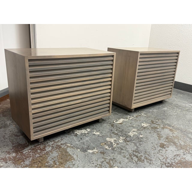 Modern Room & Board Coles Chest of Drawers, Pair For Sale - Image 3 of 12