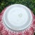 Raspberry Red Vintage Italian Roma Inc. Large 13" Red Spongeware Ceramic Serving Bowl – Vibrant Cranberry - Kitchen Decor For Sale - Image 8 of 8