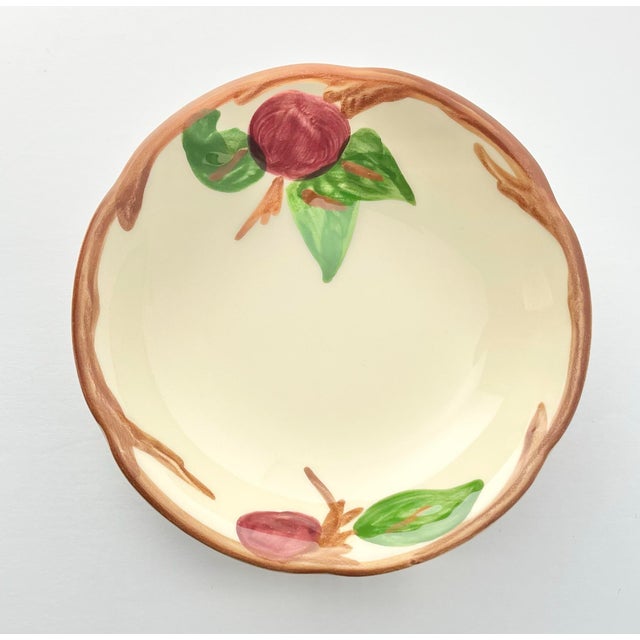 American 1970s Franciscan “Apple” Set of 8 Dessert Bowls For Sale - Image 3 of 5