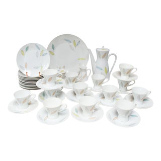 Form 2000 Coffee and Dessert Set by Raymond Loewy for Rosenthal, 1960s, Set of 43 For Sale
