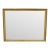 Vintage Italian Hollywood Regency Gold Giltwood Large Rectangular Wall Mirror For Sale