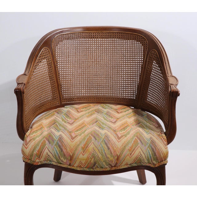 Provincial Caned Tub Chair For Sale In New York - Image 6 of 10