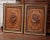 Decorate a man's office with this pair of elegant antique panels. Crafted in France, circa 1870, and made of oak, the...