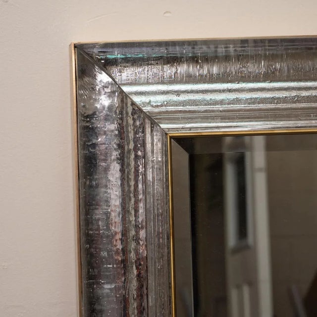 Marcelo Bessa Beveled "Ice" Glass Surround Mirror For Sale - Image 4 of 9