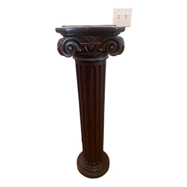 Wooden Pedestal Column For Sale