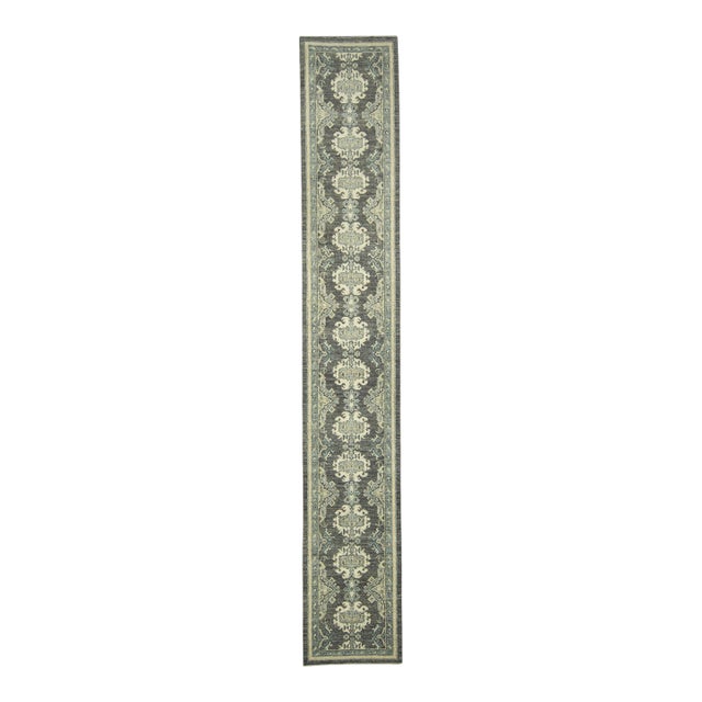Turkish Oushak Rug 2'10" x 18' #20243 For Sale