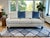 CR Laine 3-seat sofa. Features contemporary lines with three loose seat cushions, slender track arms, and tapered legs....