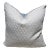 Contemporary Grey Beige Abstract Linen Pillow Cover For Sale