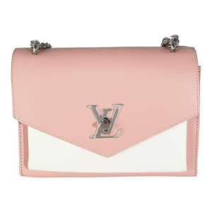 Pink Cream Tricolour Soft Calfskin MyLockme BB