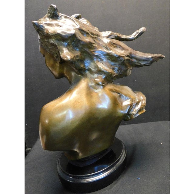 Impressionist Frederick Hart the Muse Suite "Dance" Bronze Sculpture With Granite Base For Sale - Image 3 of 6