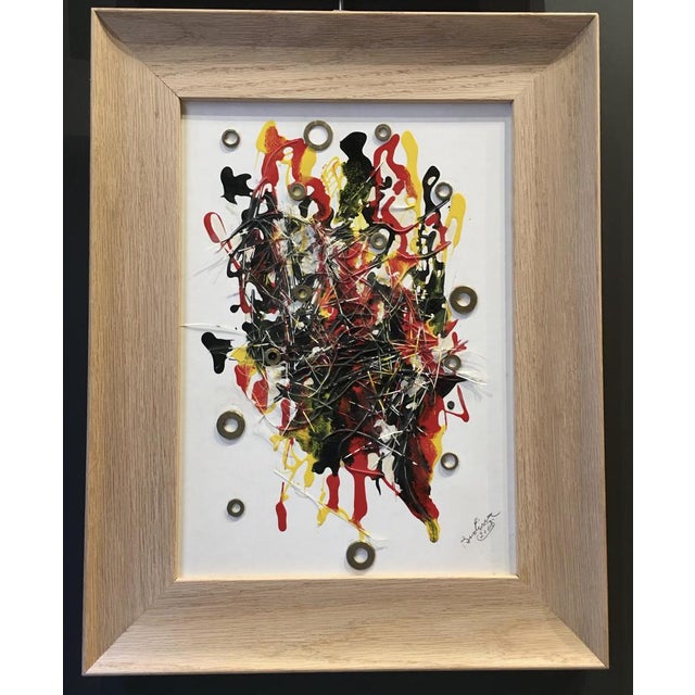 Bertina Lopez, Composition, 2001, Oil on Board For Sale - Image 8 of 8