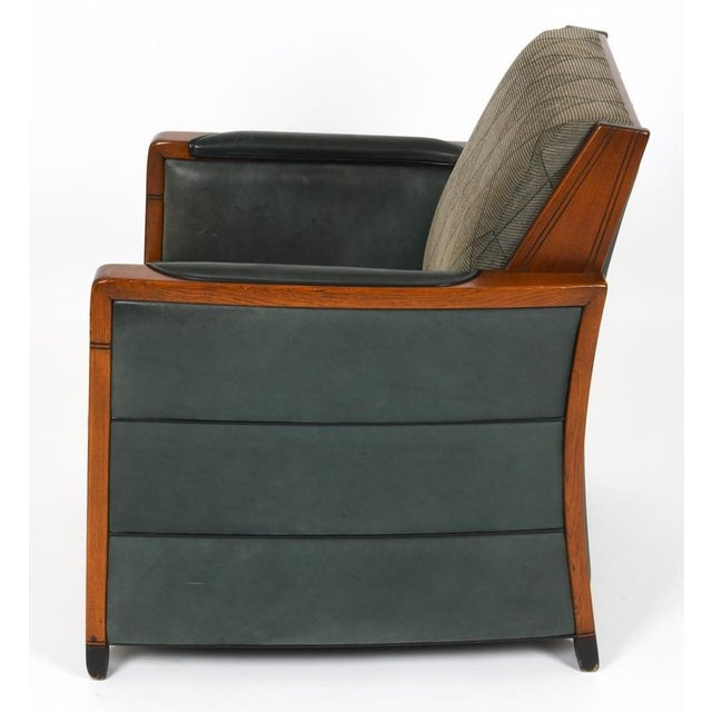 Art Deco Mid 20th Century European Art Deco Lounge Chair For Sale - Image 3 of 6