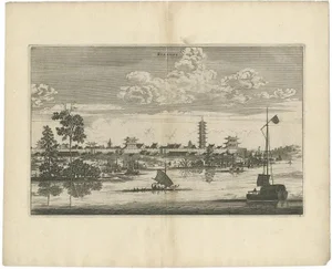 Johannes Nieuhof, City of Jiangxi, Formerly Romanized as Kiangsi, China, 1668, Paper