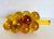 Mid-Century Modern Golden Yellow Lucite Grape Cluster Sculpture For Sale - Image 4 of 7