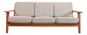 Oak GE290 Sofa by Hans J. Wegner for Getama, 1960s
