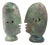 Loul Combres, Les Bisous, 1987, Terracotta, Set of 2 For Sale