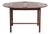 Butler Coffee Table in Polished Mahogany with Brass Fittings, 1940s For Sale
