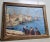 Zicca, The Port of Saint Tropez Animated by Fishermen, Oil on Panel, Framed For Sale - Image 3 of 8