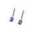 2010s Natural Sapphire Dangle Earrings 14k Gold 2.01 Tcw Certified For Sale - Image 5 of 12