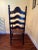 French Country Antique French Country Ladderback Chairs With Rush Seats, Pair, Late 19th Century For Sale - Image 3 of 11
