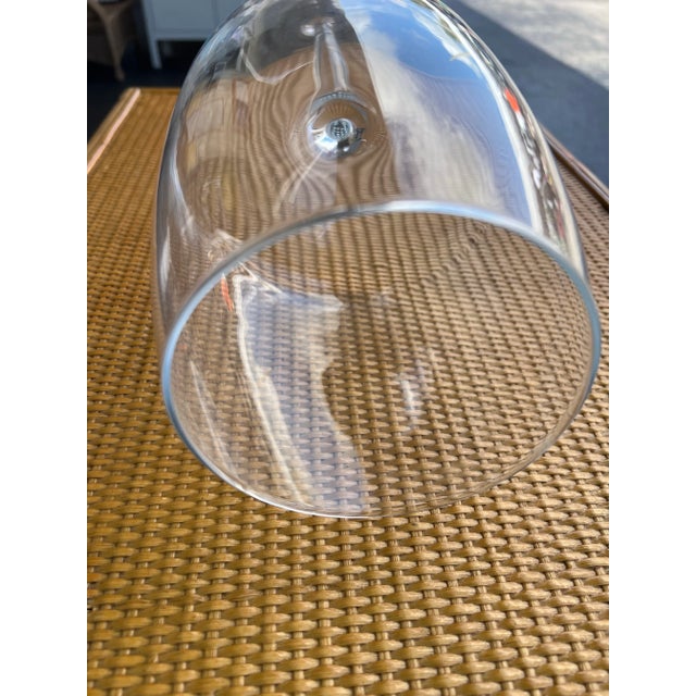 Large Vintage Decorative Oversized Wine Glass, Stemmed Centerpiece Vase For Sale In West Palm - Image 6 of 6