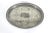 Metal Vintage English Silver Gallery Bar Tray Silver Plated Oval Embossed For Sale - Image 7 of 8