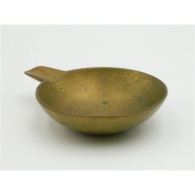 Model 4082 Ashtray in Brass by Carl Auböck for Werkstätte Carl Auböck, Vienna, 1950s For Sale - Image 6 of 11