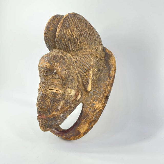African Early 20th Century Punu Mukudji Maiden Spirit Mask Gabon For Sale - Image 3 of 6