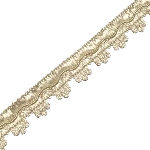 1980s Pearl White Trim Braid Made in Italy (T-149 - E-965)