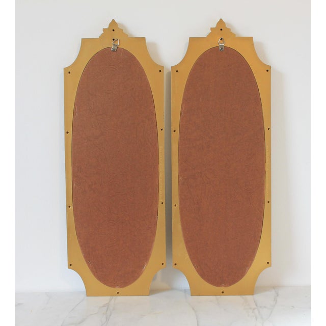 Framed Vintage Florentine Cecil Rubino Art Prints Flowers in Vases Dart Ind. - A Pair For Sale - Image 9 of 9