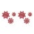 Paper Snowflake Ornament (Set of 6) For Sale - Image 9 of 9