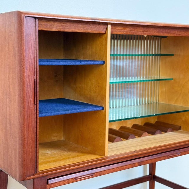Wood Bar Cabinet by Kurt Østervig, Denmark, 1950s-1960s For Sale - Image 7 of 10