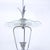 1940s Art Deco Pendant Light in Glass with Metal Leaves, 1940s For Sale - Image 5 of 15