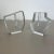 Brutalist German Rock Glass Vases attributed to Peill and Putzler, 1970s, Set of 2 For Sale - Image 17 of 18