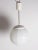 White Mid-Century Czechoslovakian White Opaline Pendant, 1970s For Sale - Image 8 of 10