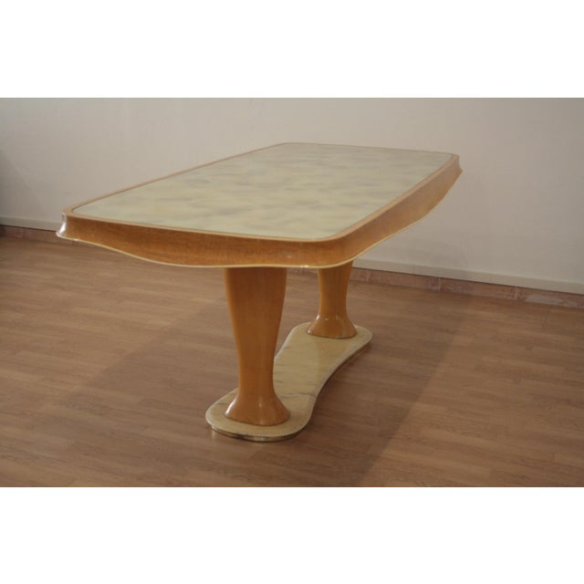 Wood Mid-Century Modern Dining Room Set by Vittorio Dassi, 1950s, Set of 9 For Sale - Image 7 of 18