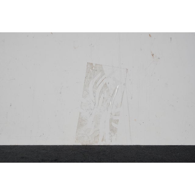 Vintage Aluminum Arrow Directional Guide Sign For Sale - Image 9 of 9