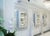 Cole & Son Damask White Lifford Flock on Silver Foil Wallpaper. For my design of a Jewelry store in Europe, I ordered the...