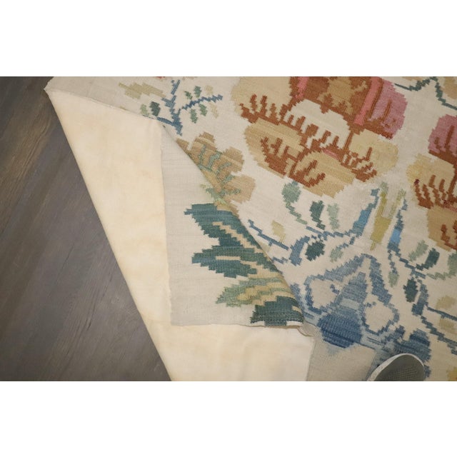 Late 19th Century Zabihi Collection European Besserabian Balkan Kilim - 5'7" x 9'3" For Sale - Image 9 of 11