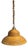 Mid-Century Italian Pencil Reed Rattan Bamboo and Brass Pendant Lamp, 1970s For Sale